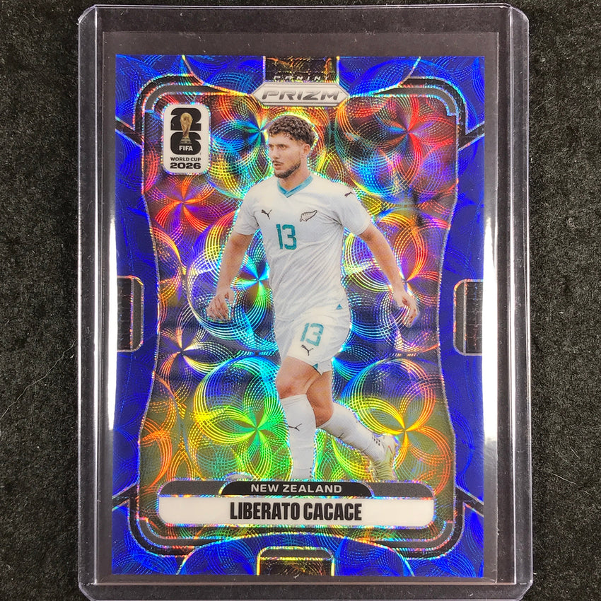 2026 Prizm FIFA World Cup LIBERATO CACACE Choice Blue 22/38 #324