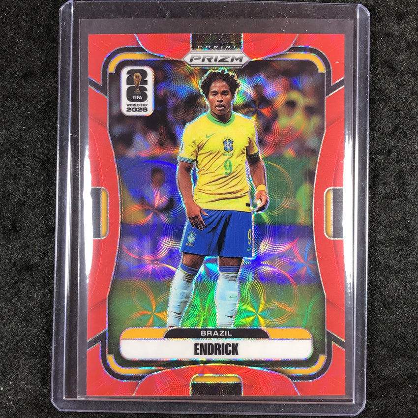 2026 Prizm FIFA World Cup ENDRICK Choice Red /85 #92