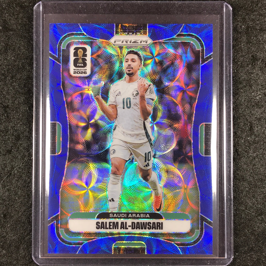 2026 Prizm FIFA World Cup SALEM AL-DAWSARI Choice Blue 12/38 #381