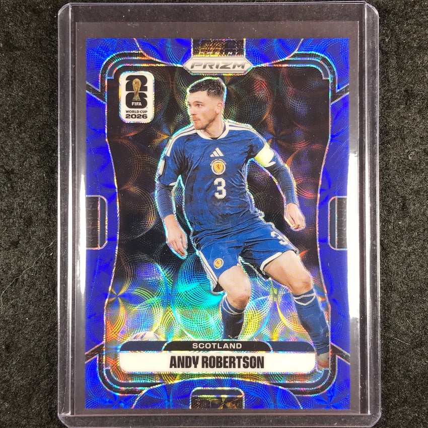 2026 Prizm FIFA World Cup ANDY ROBERTSON Choice Blue 20/38 #389