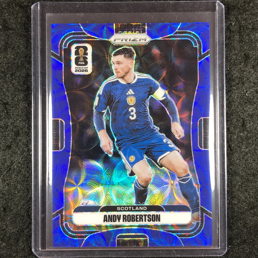2026 Prizm FIFA World Cup ANDY ROBERTSON Choice Blue 25/38 #389