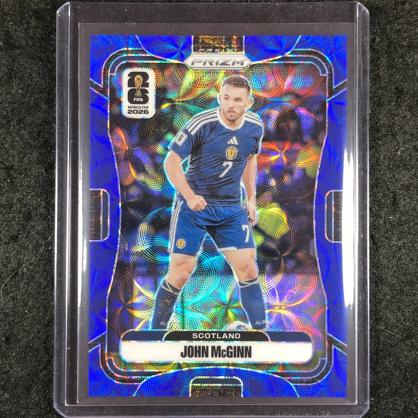2026 Prizm FIFA World Cup JOHN MCGINN Choice Blue 3/38 #395