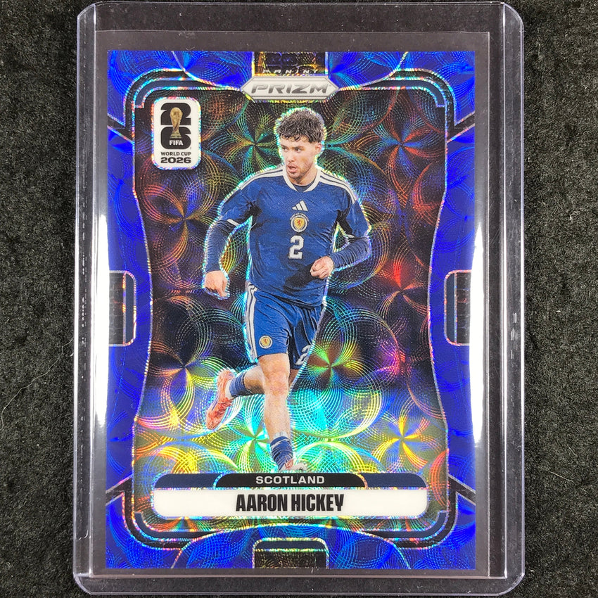 2026 Prizm FIFA World Cup AARON HICKEY Choice Blue 16/38 #397