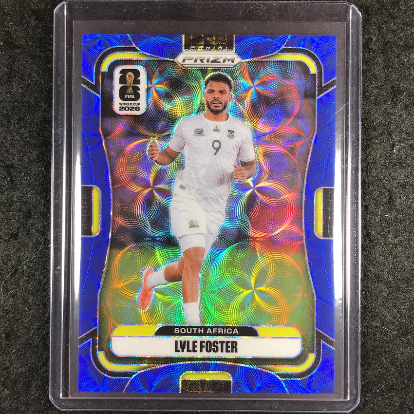 2026 Prizm FIFA World Cup LYLE FOSTER Choice Blue 11/38 #408