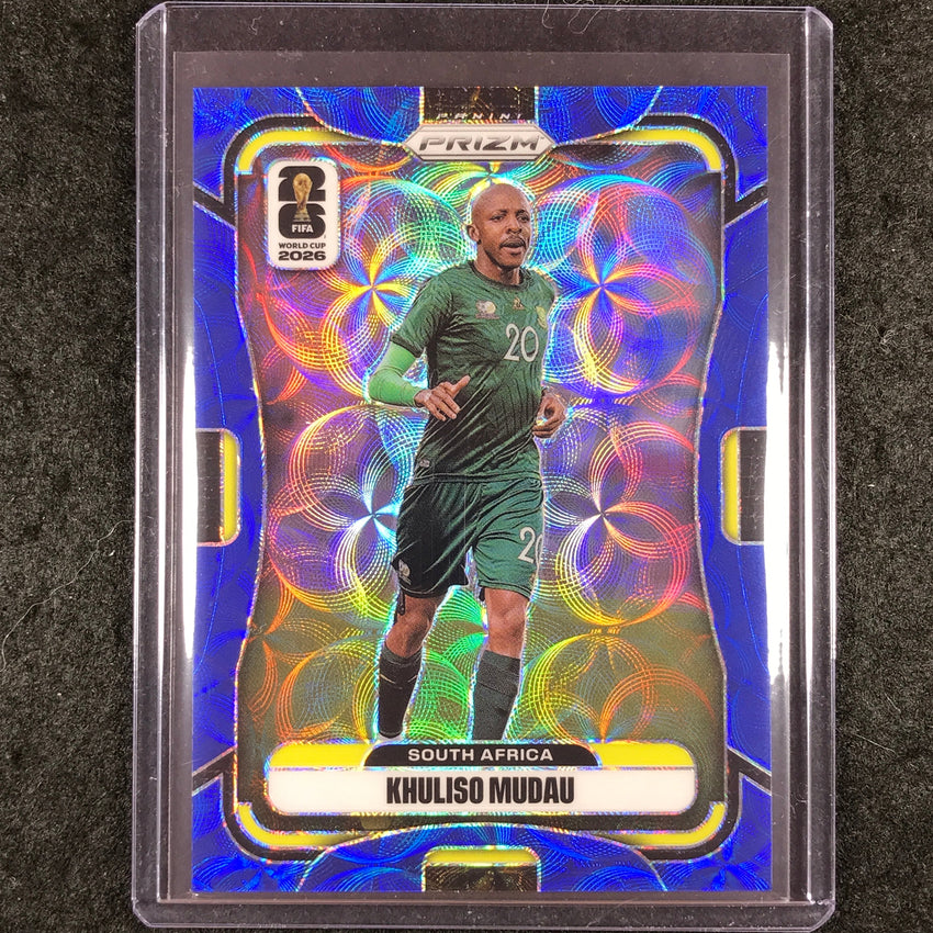 2026 Prizm FIFA World Cup KHULISO MUDAU Choice Blue 34/38 #413
