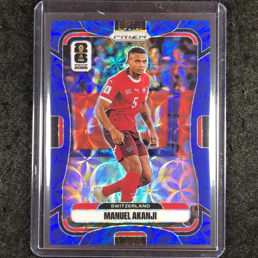 2026 Prizm FIFA World Cup MANUEL AKANJI Choice Blue 26/38 #417