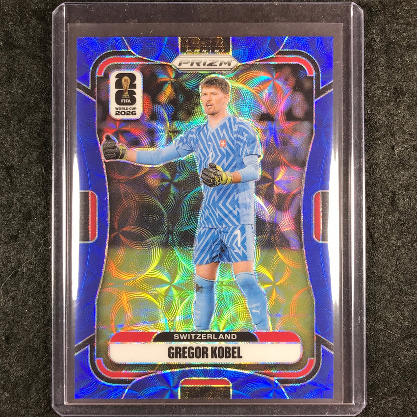 2026 Prizm FIFA World Cup GREGOR KOBEL Choice Blue 37/38 #418