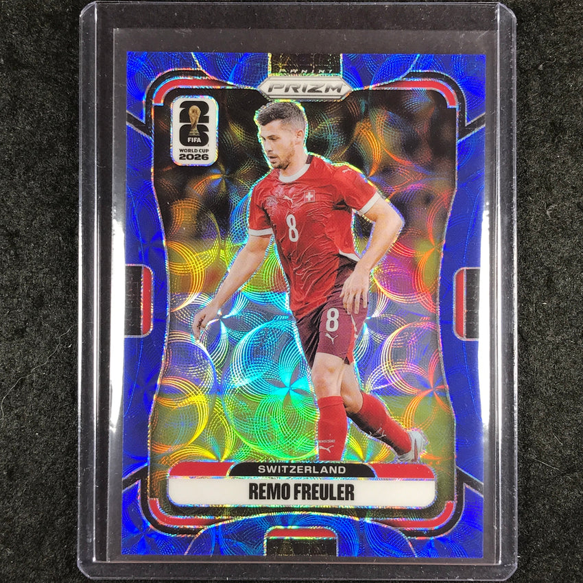 2026 Prizm FIFA World Cup REMO FREULER Choice Blue 34/38 #422
