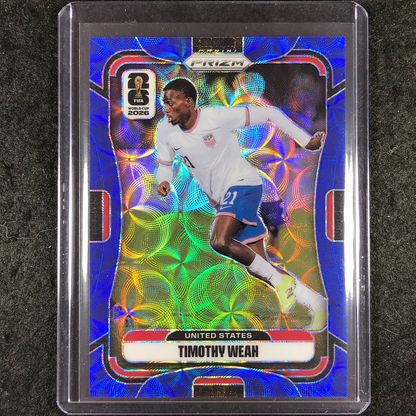2026 Prizm FIFA World Cup TIMOTHY WEAH Choice Blue 25/38 #443