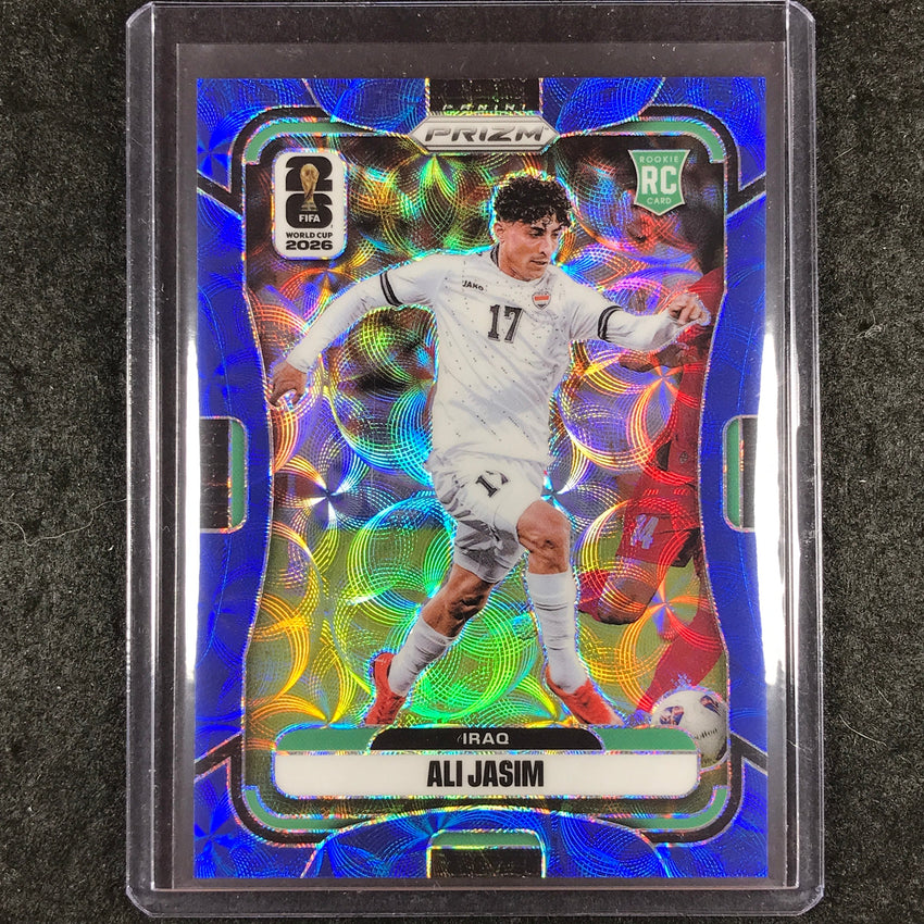 2026 Prizm FIFA World Cup ALI JASIM Rookie Choice Blue 32/38 #458
