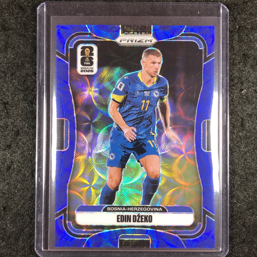 2026 Prizm FIFA World Cup EDIN DZEKO Choice Blue 34/38 #469