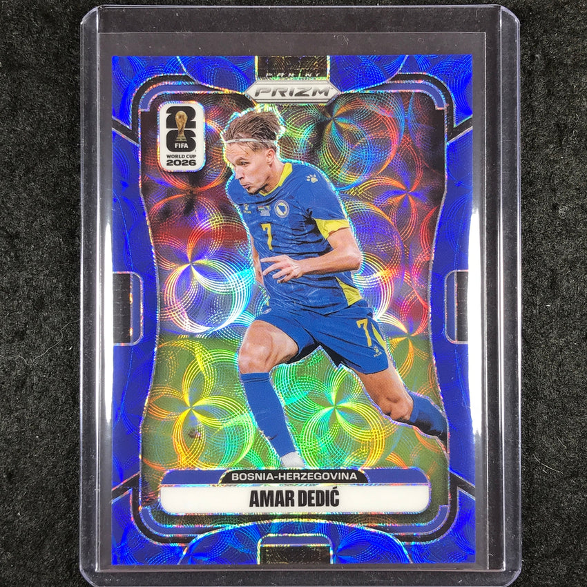 2026 Prizm FIFA World Cup AMAR DEDIC Choice Blue 21/38 #471