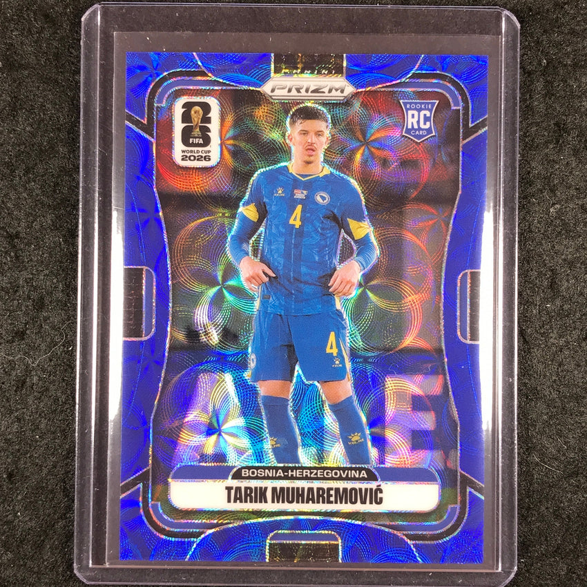 2026 Prizm FIFA World Cup TARIK MUHAREMOVIC Rookie Choice Blue 22/38 #474