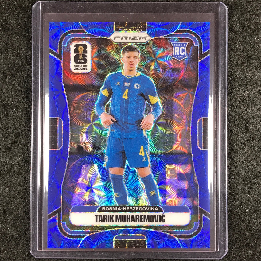 2026 Prizm FIFA World Cup TARIK MUHAREMOVIC Rookie Choice Blue 5/38 #474