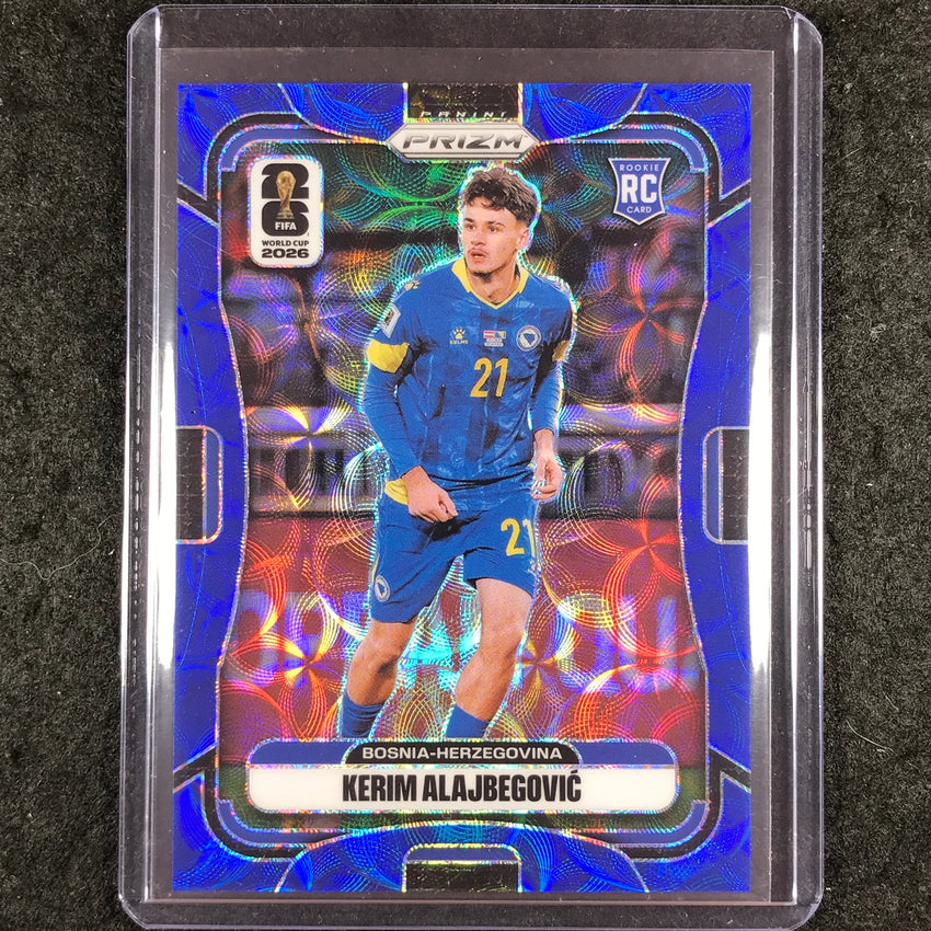2026 Prizm FIFA World Cup KERIM ALAJBEGOVIC Rookie Choice Blue 30/38 #475