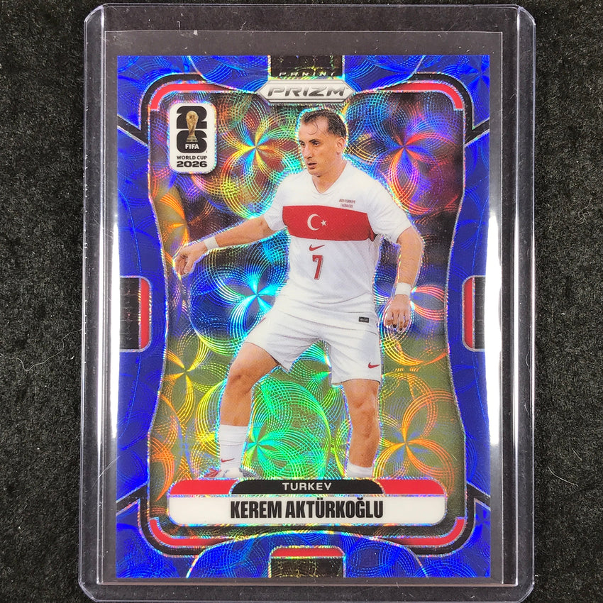 2026 Prizm FIFA World Cup KEREM AKTURKOGLU Choice Blue 24/38 #488