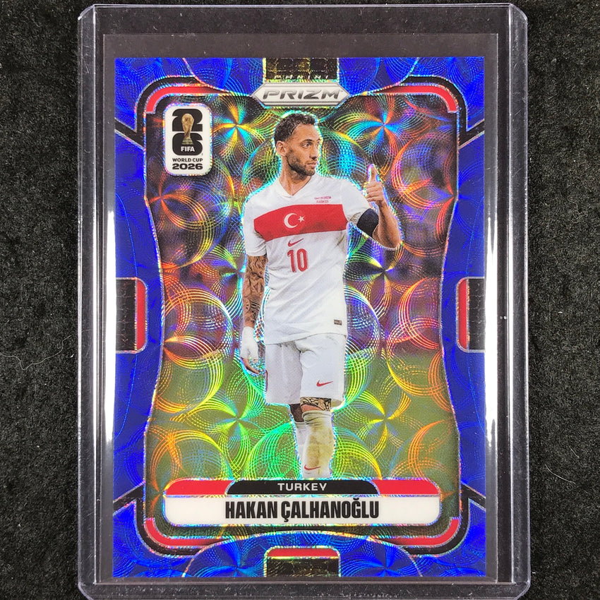 2026 Prizm FIFA World Cup HAKAN CALHANOGLU Choice Blue 16/38 #489