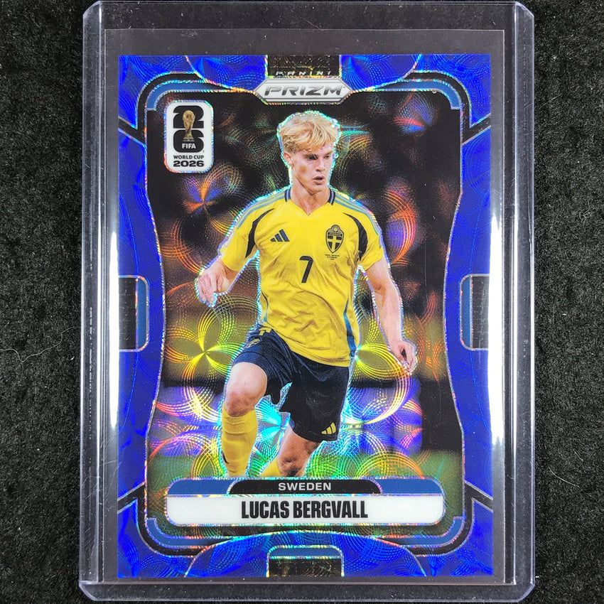 2026 Prizm FIFA World Cup LUCAS BERGVALL Choice Blue 13/38 #497