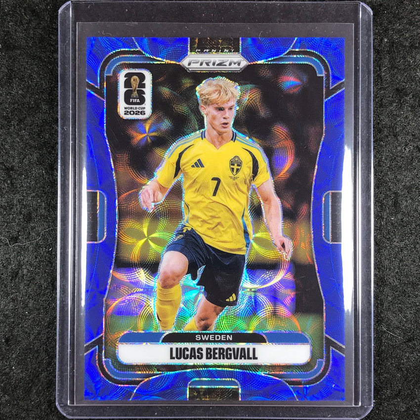 2026 Prizm FIFA World Cup LUCAS BERGVALL Choice Blue 30/38 #497