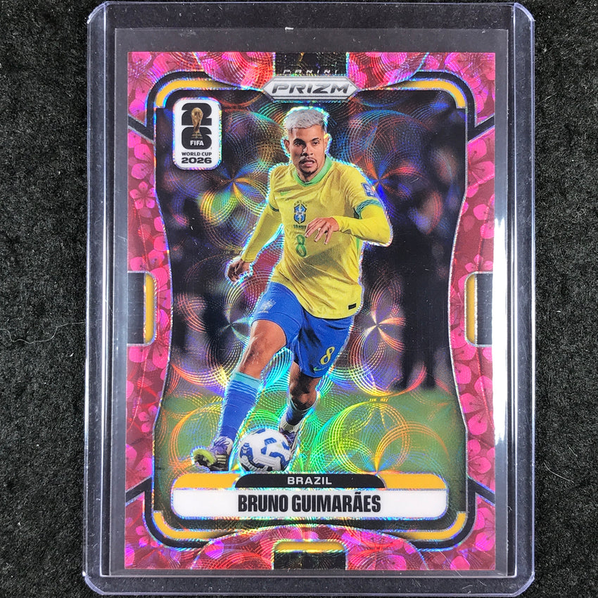 2026 Prizm FIFA World Cup BRUNO GUIMARAES Choice Plum Blossom 1/8 #90