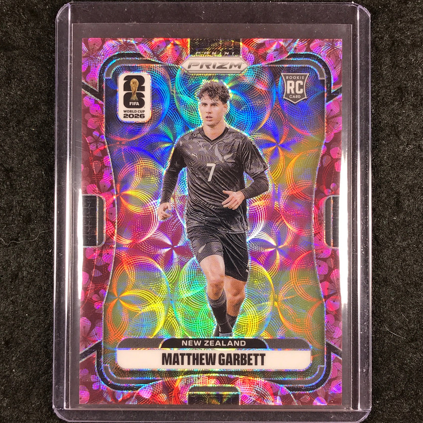 2026 Prizm FIFA World Cup MATTHEW GARBETT Rookie Choice Plum Blossom 2/8 #322