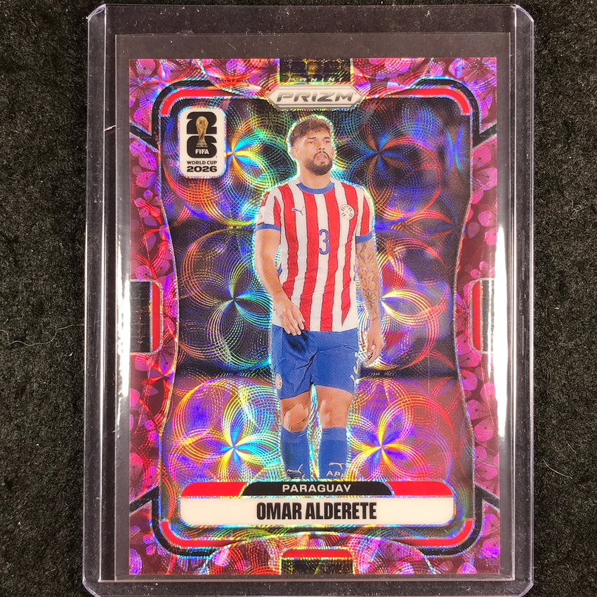 2026 Prizm FIFA World Cup OMAR ALDERETE Choice Plum Blossom 3/8 #346