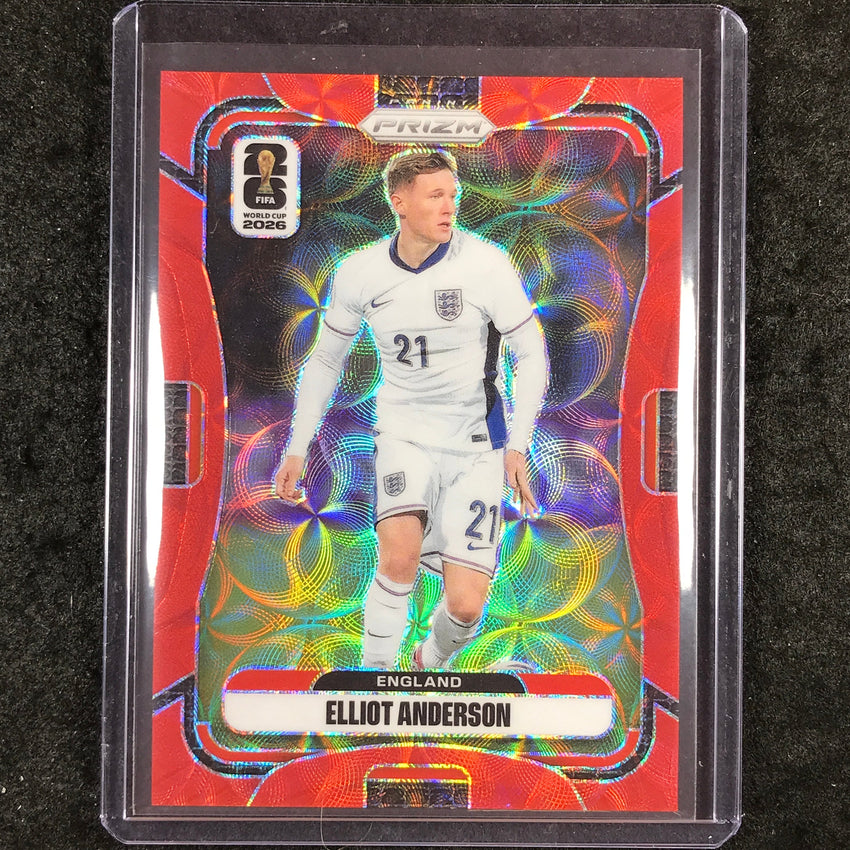 2026 Prizm FIFA World Cup ELLIOT ANDERSON Choice Red /85 #104