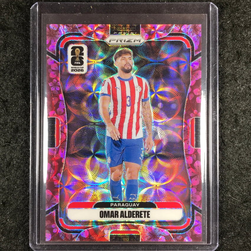 2026 Prizm FIFA World Cup OMAR ALDERETE Choice Plum Blossom 1/8 #346
