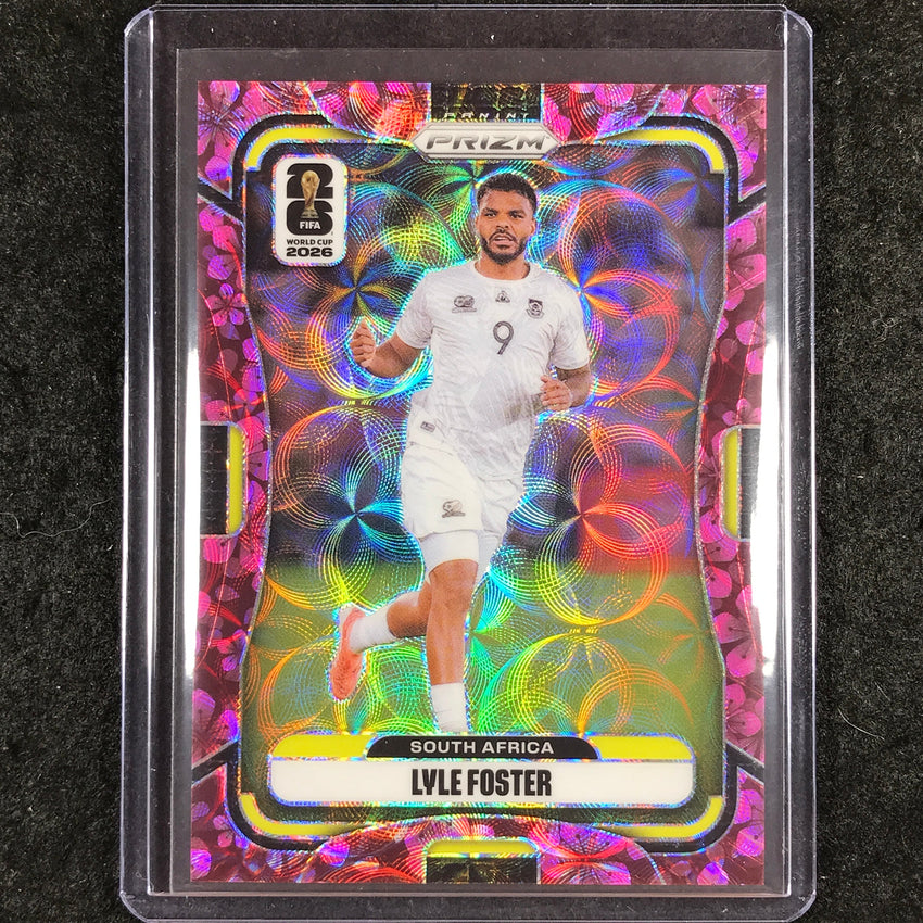 2026 Prizm FIFA World Cup LYLE FOSTER Choice Plum Blossom 7/8 #408