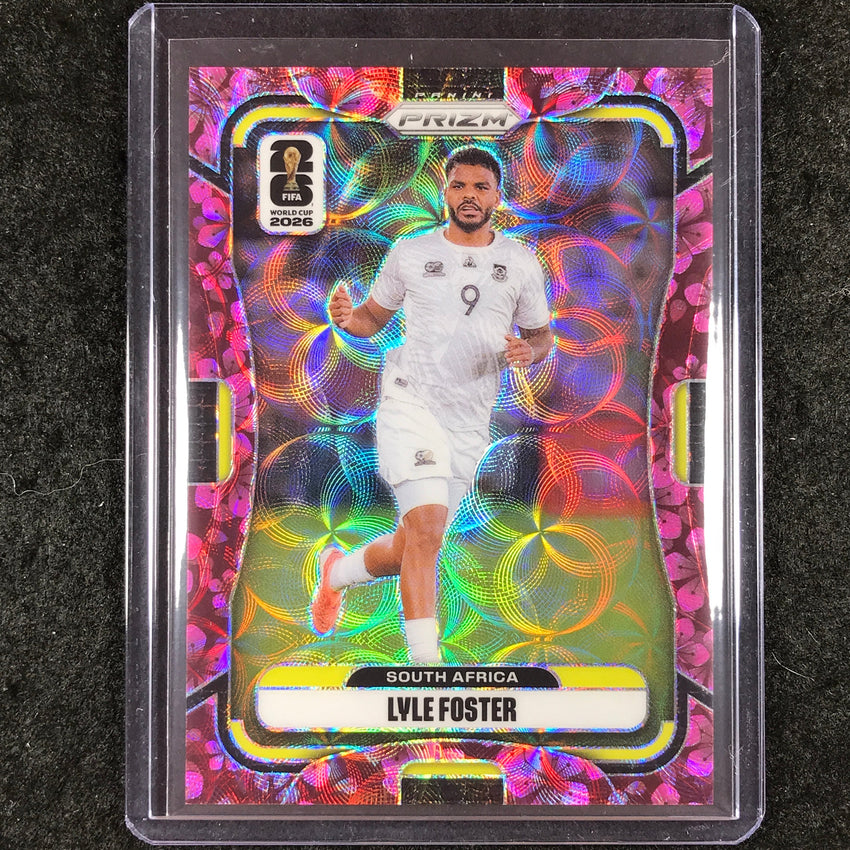 2026 Prizm FIFA World Cup LYLE FOSTER Choice Plum Blossom 1/8 #408