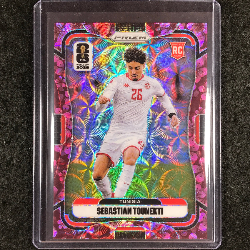 2026 Prizm FIFA World Cup SEBASTIAN TOUNEKTI Rookie Choice Plum Blossom 8/8 #427