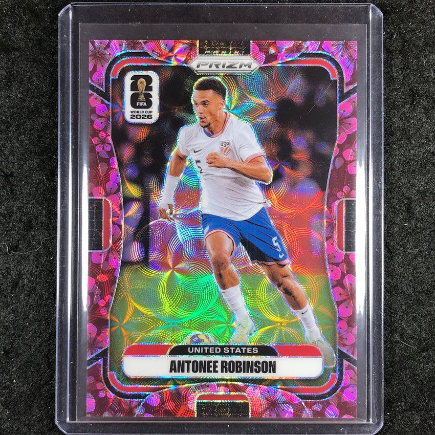 2026 Prizm FIFA World Cup ANTONEE ROBINSON Choice Plum Blossom 3/8 #437