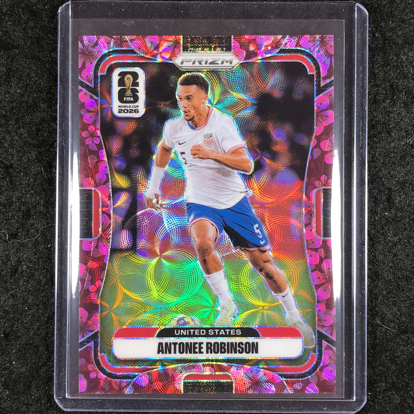 2026 Prizm FIFA World Cup ANTONEE ROBINSON Choice Plum Blossom 4/8 #437