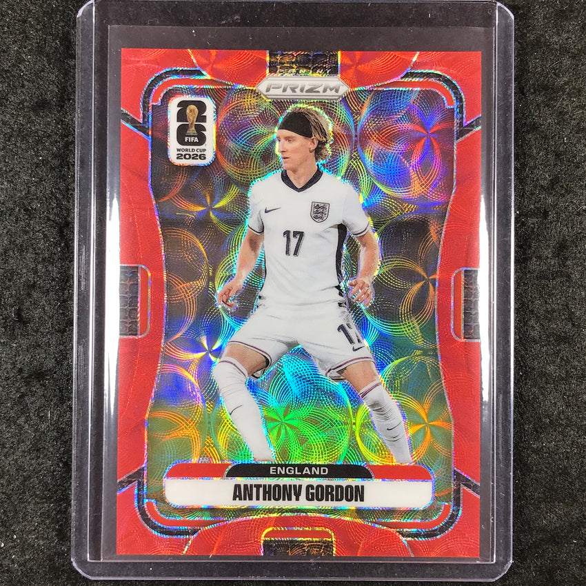 2026 Prizm FIFA World Cup ANTHONY GORDON Choice Red /85 #105