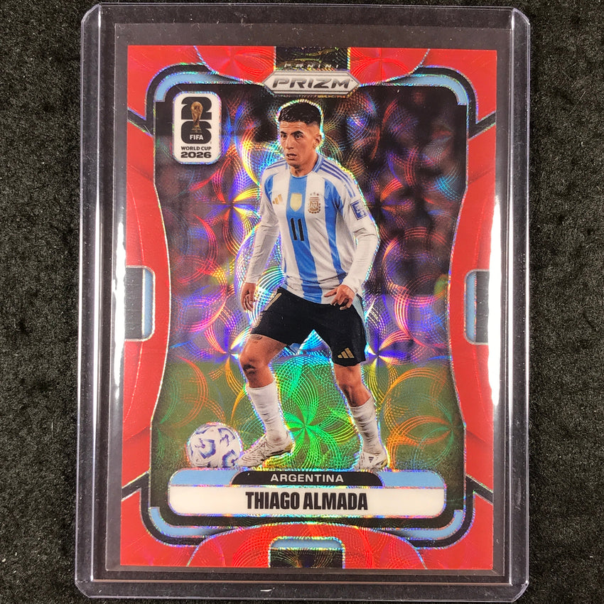 2026 Prizm FIFA World Cup THIAGO ALMADA Choice Red /85 #11