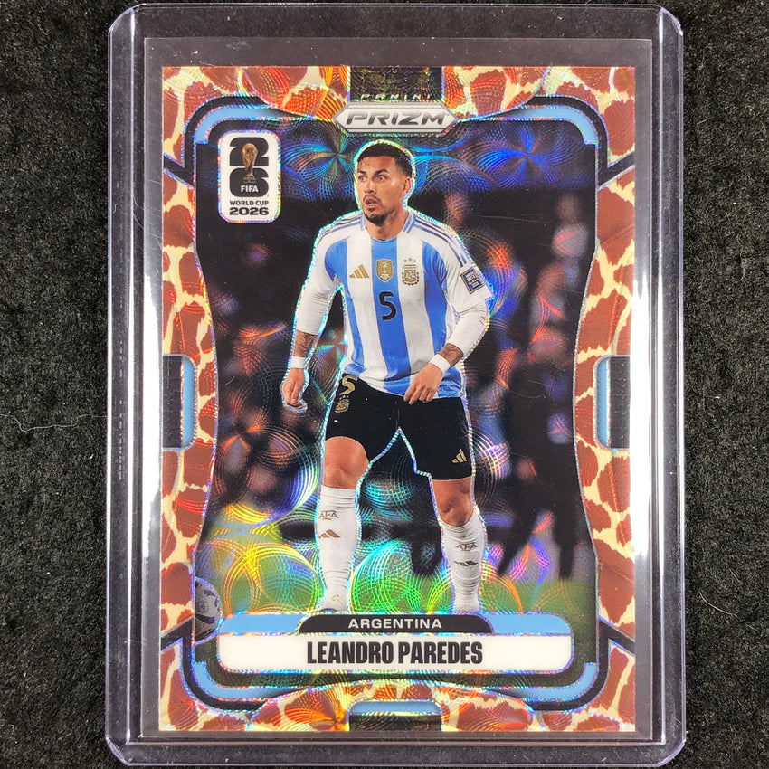 2026 Prizm FIFA World Cup LEANDRO PAREDES Choice Giraffe #7
