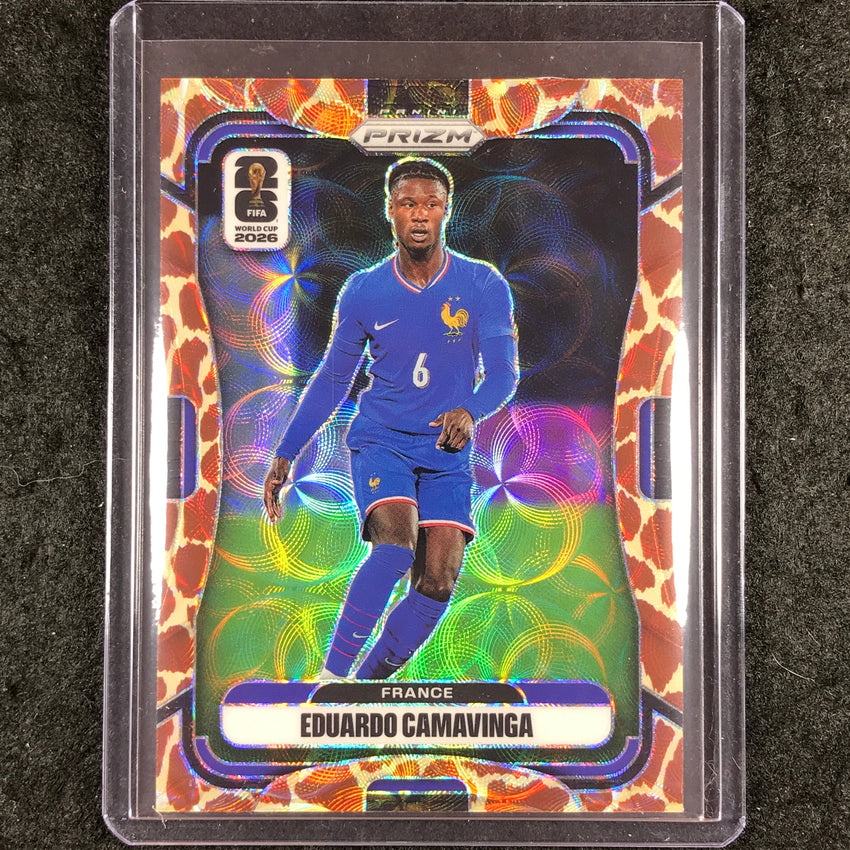 2026 Prizm FIFA World Cup EDUARDO CAMAVINGA Choice Giraffe #23