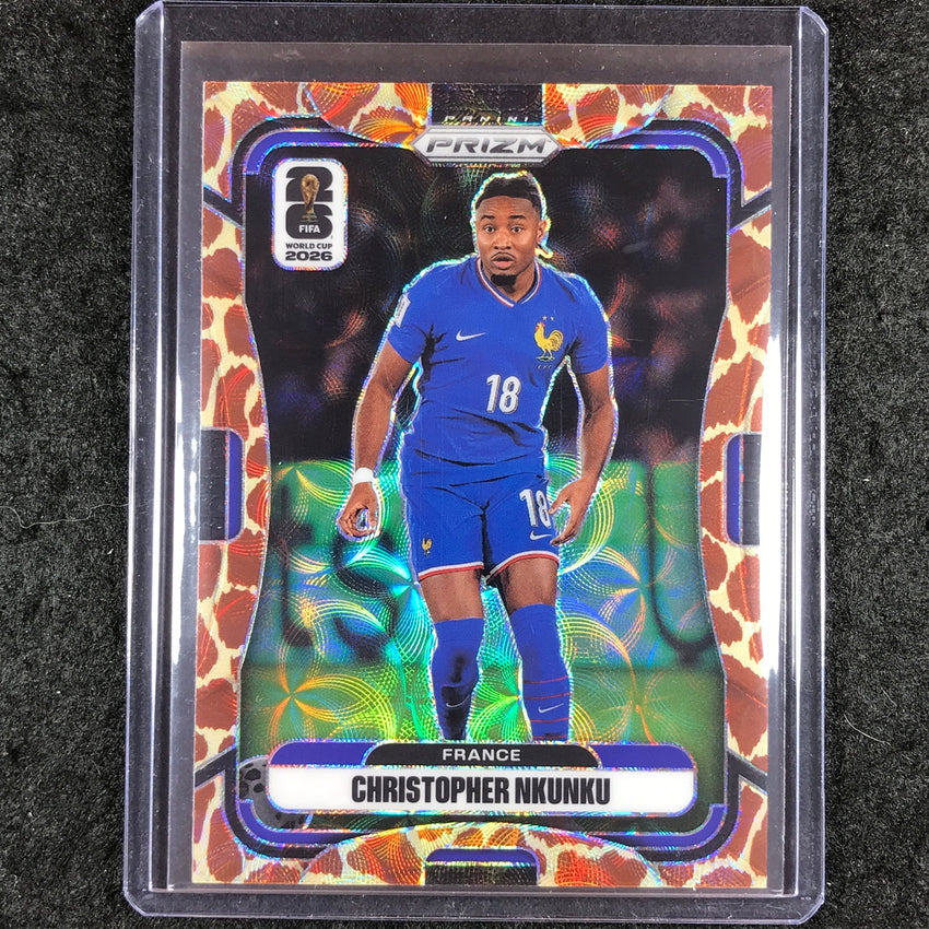 2026 Prizm FIFA World Cup CHRISTOPHER NKUNKU Choice Giraffe #25