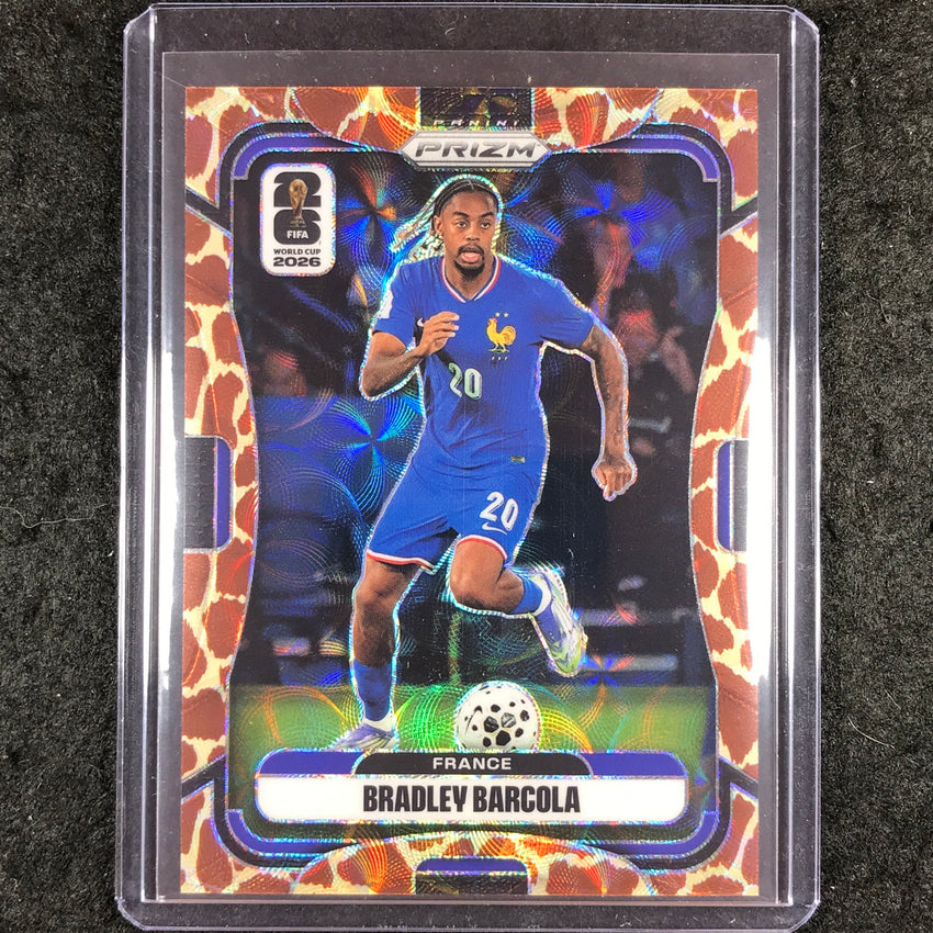 2026 Prizm FIFA World Cup BRADLEY BARCOLA Choice Giraffe #28