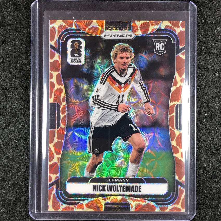 2026 Prizm FIFA World Cup NICK WOLTEMADE Rookie Choice Giraffe #56