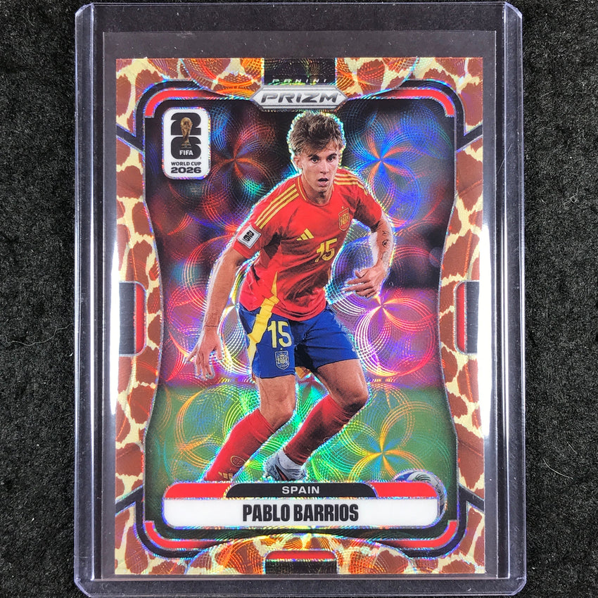 2026 Prizm FIFA World Cup PABLO BARRIOS Choice Giraffe #67
