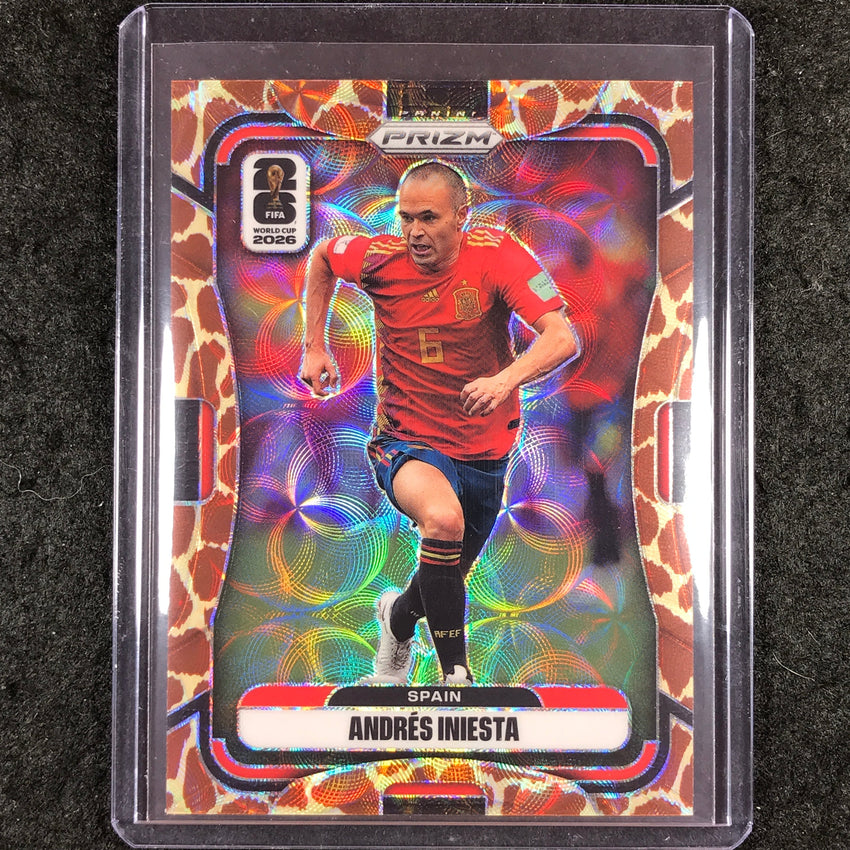 2026 Prizm FIFA World Cup ANDRES INIESTA Choice Giraffe #84