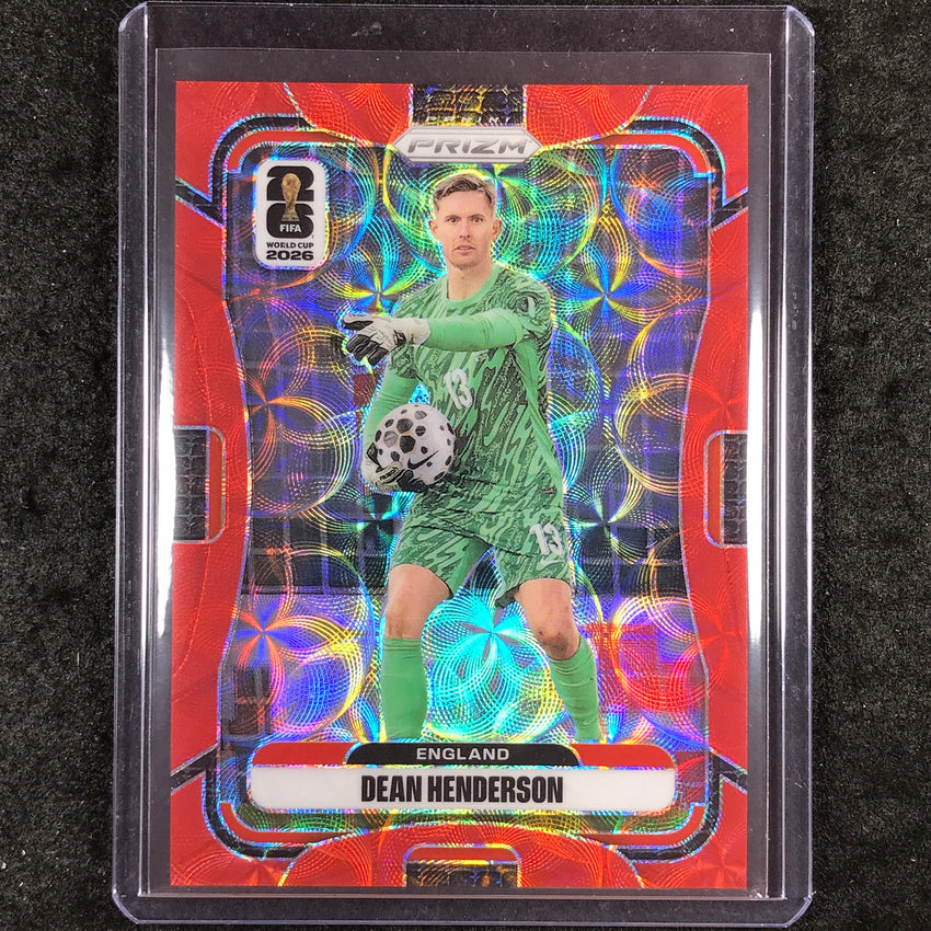 2026 Prizm FIFA World Cup DEAN HENDERSON Choice Red /85 #113