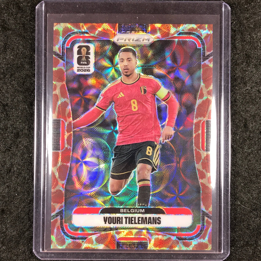 2026 Prizm FIFA World Cup YOURI TIELEMANS Choice Giraffe #162