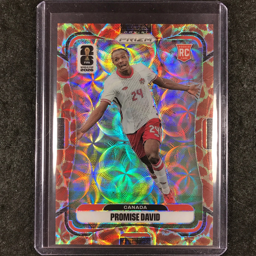 2026 Prizm FIFA World Cup PROMISE DAVID Rookie Choice Giraffe #170