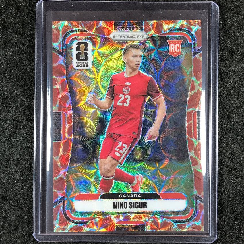 2026 Prizm FIFA World Cup NIKO SIGUR Rookie Choice Giraffe #171