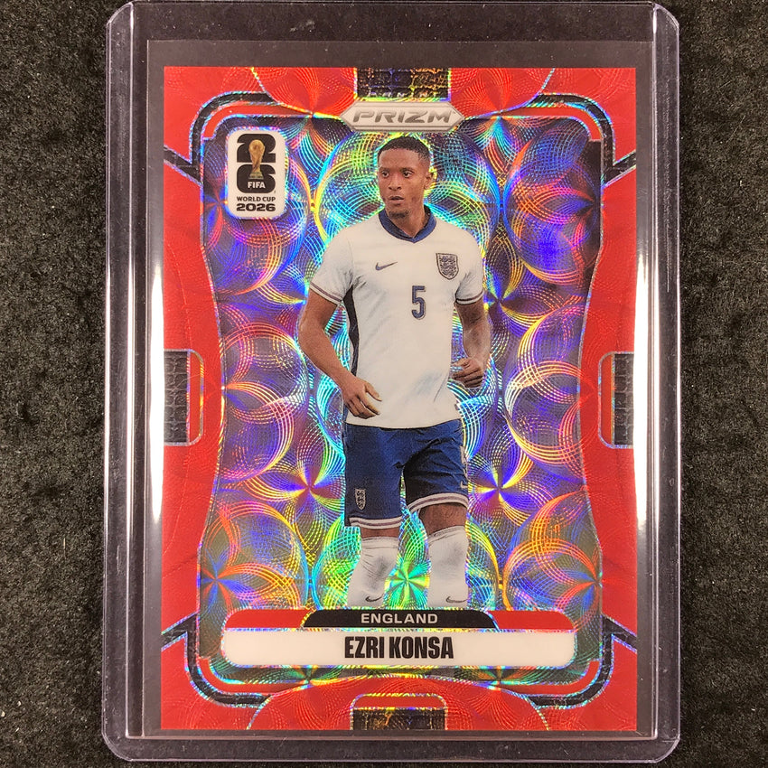 2026 Prizm FIFA World Cup EZRI KONSA Choice Red /85 #116