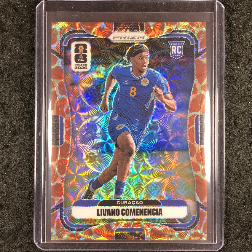 2026 Prizm FIFA World Cup LIVANO COMENENCIA Rookie Choice Giraffe #204