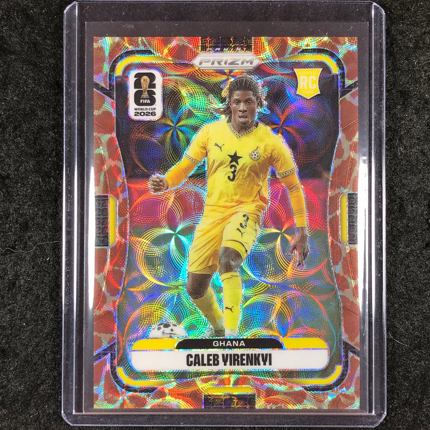 2026 Prizm FIFA World Cup CALEB YIRENKYI Rookie Choice Giraffe #227