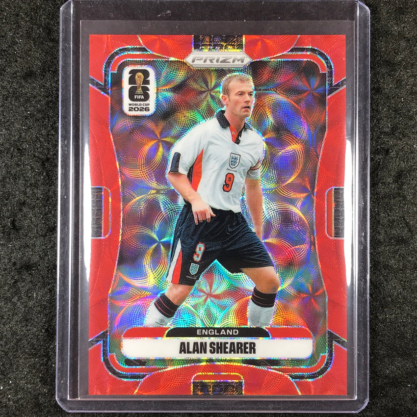 2026 Prizm FIFA World Cup ALAN SHEARER Choice Red /85 #117